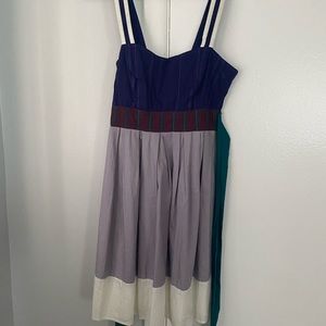 Silence + Noise Colorblock Navajo Dress